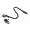 M.2 SSD-Gehäuse Unitek uDrive Grau — M.2 (2230/2242/2260/2280), NVMe/SATA III, USB-C 10 Gbit/s, Aluminium