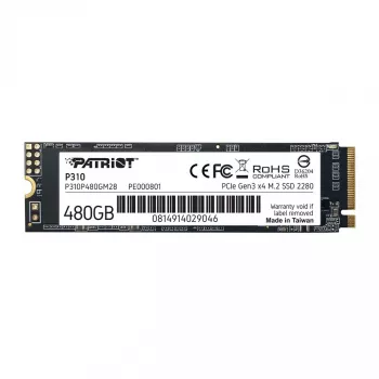 SSD Patriot Memory 480 GB M.2 PCI Express 3.0 NVMe P310