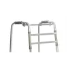 Gehwagen VITEA CARE PPC013VC — 4-Rad-Rollator aus Aluminium, höhenverstellbar 81,5–91,5 cm, 8 cm Räder, Breite 550 mm, max. Benutzergewicht 110 kg
