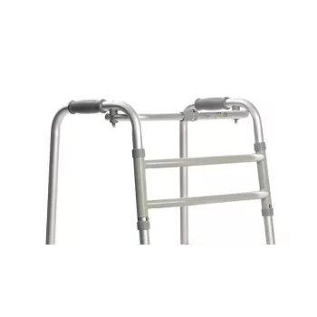Gehwagen VITEA CARE PPC013VC — 4-Rad-Rollator aus Aluminium, höhenverstellbar 81,5–91,5 cm, 8 cm Räder, Breite 550 mm, max. Benutzergewicht 110 kg