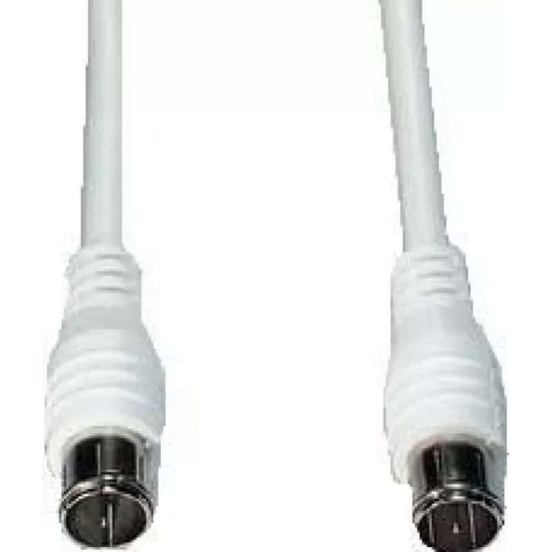 Koaxialkabel e+p FAS 25 2,5 m F Weiß