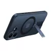 Schutzhülle Torras Pstand Spin für iPhone 16 Plus – Schwarz, klappbarer Ständer, schlanker Schutz