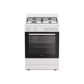 INDESIT Herd | I6G5KCW | Kochfeldtyp Gas | Ofentyp Elektrisch | Weiß | Breite 60 cm | Grillfunktion | Tiefe 60 cm | 72 L