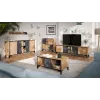 Cama 4D RTV-Schrank OVO 180x38xH53 Eiche/Beton