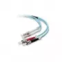 Glasfaser-Patchkabel ROLINE 50/125µm LC/ST OM3 türkis 2 m