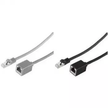 Netzwerkkabel ShiverPeaks BS08-62025 Schwarz 1 m Cat7 S/FTP