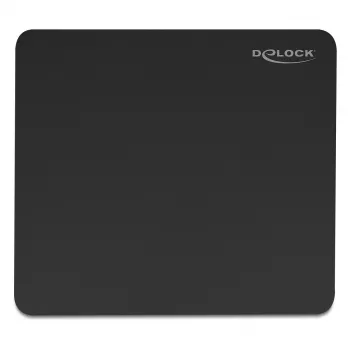 Mauspad DeLOCK 12149 Schwarz 400x450 mm Gummi Rutschfeste Unterseite