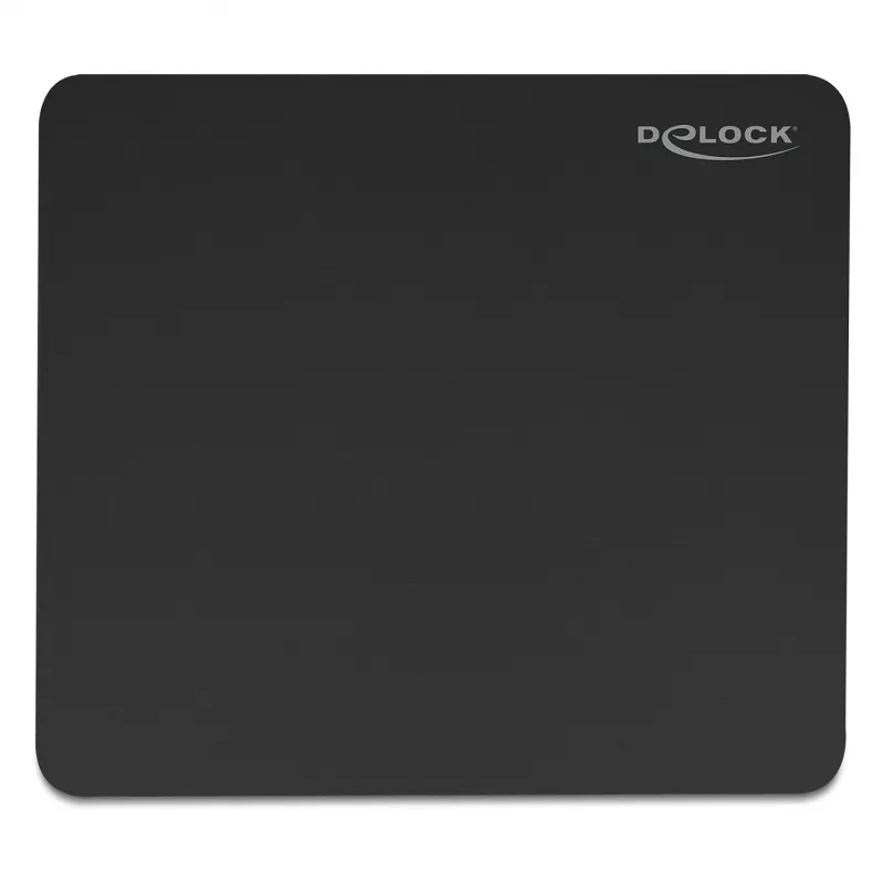 Mauspad DeLOCK 12149 Schwarz 400x450 mm Gummi Rutschfeste Unterseite