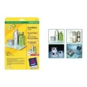 Druckeretiketten Transparent Avery L7783-25