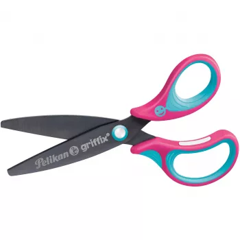 Pelikan Griffix Universal gerade geschnitten Blau - Pink (819121)