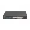 Unmanaged Switch LANBERG RSFE-16P-2C-250 — 18-Port Gigabit, 16x PoE+ (30W), 2x SFP, 250W, 1U, Metall, Rackmontage