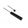Steckdosenleiste helos CLASSIC 6-fach, schwarz, 1,5 m Kabel