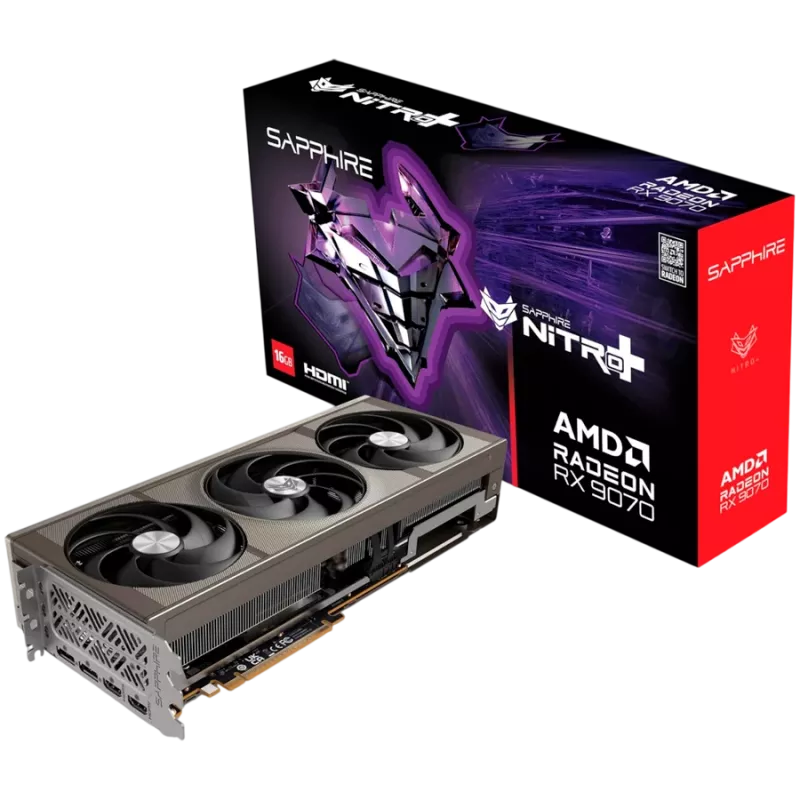 SAPPHIRE NITRO+ Radeon RX 9070 16GB GDDR6 Grafikkarte