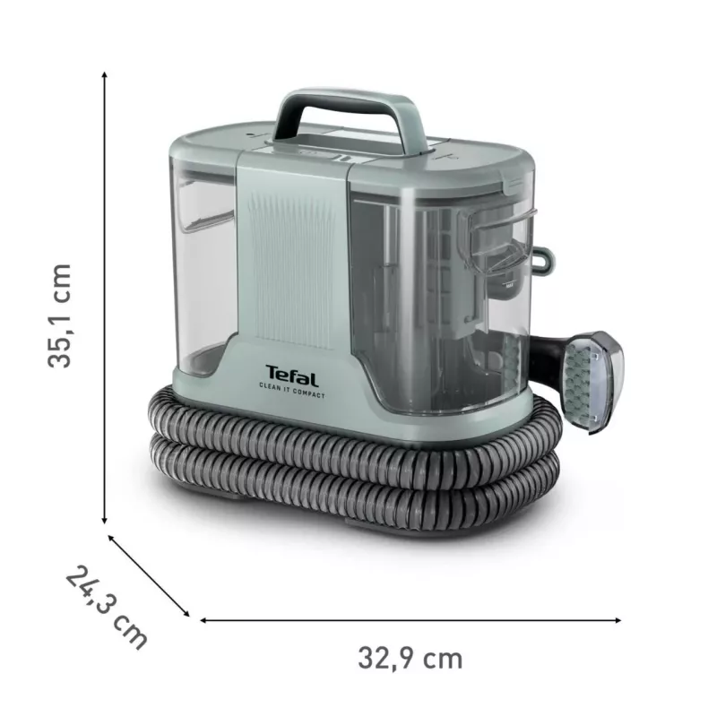 Tragbarer Fleckenreiniger Tefal Clean It Compact Pet IZ3020F0 — Handgerät für Polster- und Haustierfleckenreinigung