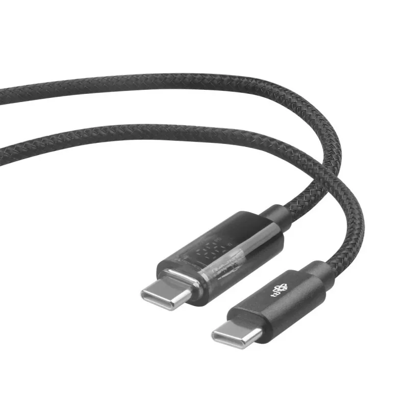 USB-C-Kabel TB AKTBXKUCCIND10B 1 m 100 W mit LED-Ladeanzeige