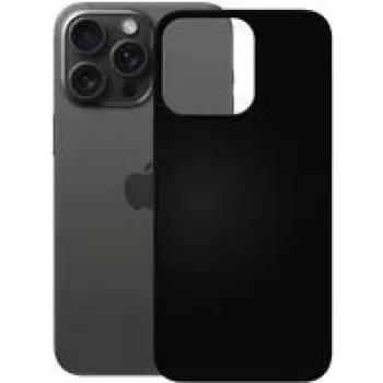 PEDEA Weiche TPU-Hülle für iPhone 15 Pro Max, schwarz (50160982)