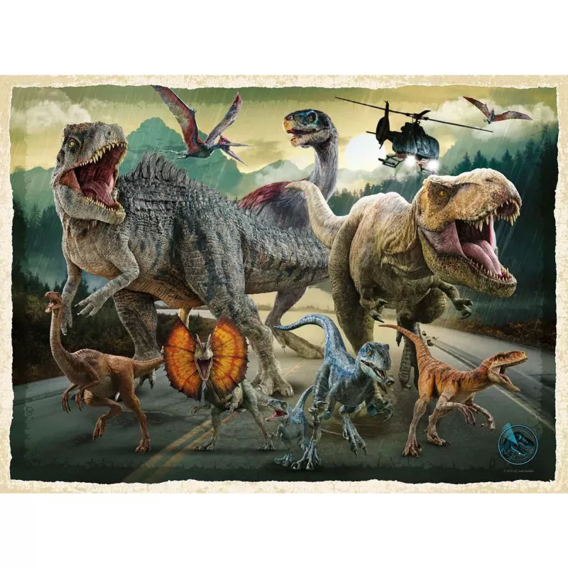 Kinderpuzzle Ravensburger Jurassic World Life Finds a Way – 200 Teile