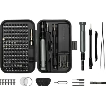 kabelmeister Präzisions-Schraubendreher-Set, 150-teilig, inkl. 117x C4-Bits, 3x C3-Bits (TOOL-004)