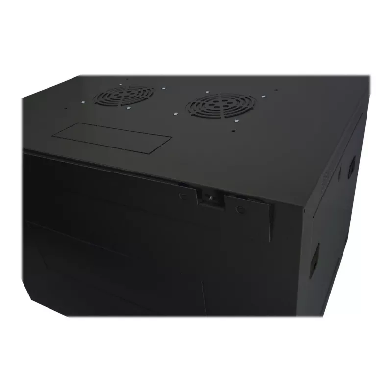 DIGITUS Dynamic Basic DN-19 16-U-EC-SW - Schrank - Netzwerkschrank - geeignet für Wandmontage - RAL 9005 - 16U - 48,3 cm (19 inch)