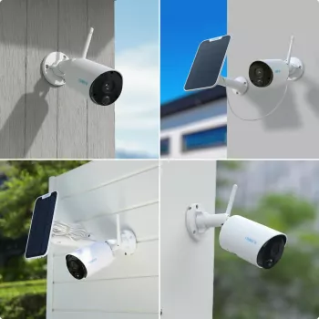 Reolink Argus Serie B320 - 3MP Outdoor Akku-betriebene Sicherheitskamera mit Personen-/Fahrzeugerkennung, Zwei-Wege-Audio