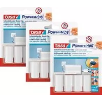tesa 58035 Powerstrips® Kabel-Clip Inhalt: 15 St. (58035-00500-01)