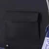 Rollator mit vier Rädern und Sitz, blau/schwarz