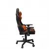 Gaming-Stuhl GEMBIRD GC-SCORPION-04X schwarz-orange ergonomisches Design, verstellbarer Sitz, hohe Rückenlehne