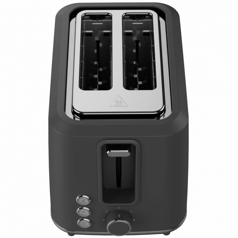 Elektrischer Toaster AENO ATS0001G — 2-Schlitz, 220–240 V 50–60 Hz, 920–1080 W, 3 Modi, 7 Bräunungsstufen, Grau