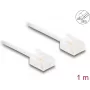 Netzwerkkabel DeLOCK RJ45 Cat.6 UTP Ultra schlank 1m Weiß