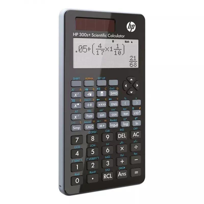 HP-Taschenrechner wissenschaftlich für Büro HP 300SPLUS/INT BX, 315 Funktionen, 155x84x20mm, Schwarz