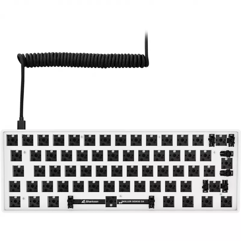 Sharkoon Skiller SGK50 S4 Barebone Tastatur Gaming USB Weiß