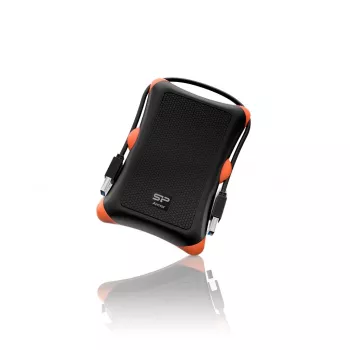 Dysk zewnêtrzny HDD Silicon Power Armor A30 (1TB; 2.5 ; USB 3.2; 5400 obr/min; Orange-Black; SP010TBPHDA30S3K)