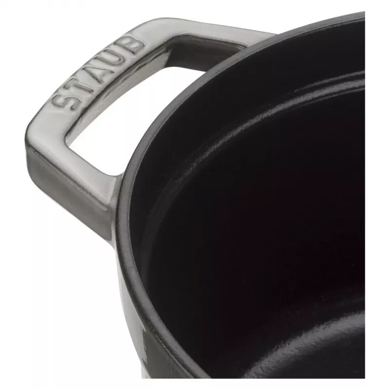 Staub 40509-312-0 Kochtopf 5,25 L rund Graphit, Grau