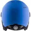 Helm ALPINA ZUPO VISOR QLite — Kinder-Skihelm, Hartschale, 54–58 cm, integriertes Visier, Run System Ergo Snow
