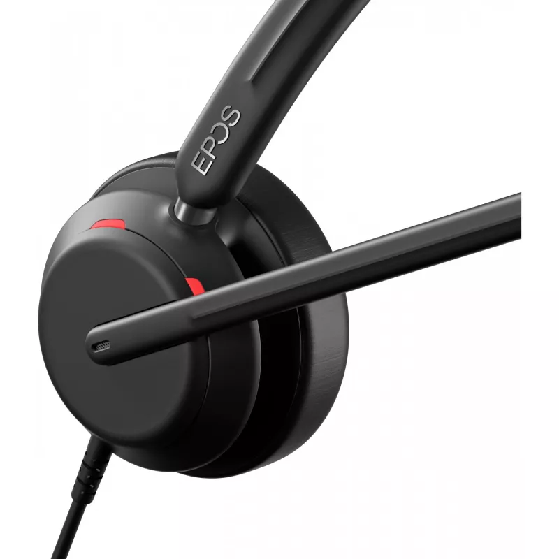 Epos IMPACT 730, Mono-Headset, Kabelgebunden, 3 digitale Mikrofone, Super-Wideband-Technologie