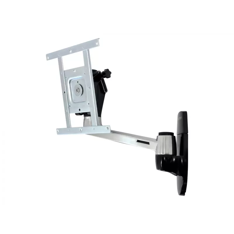 Ergotron LX HD Wandhalterung Swing Arm - Montageset (Schwenkarm, Drehknopf) für TV (Neigung und Schwenkung) - Aluminium - Bildschirmgröße: bis 106,7 cm (bis 106,70 cm (42)) - Montagezubehör