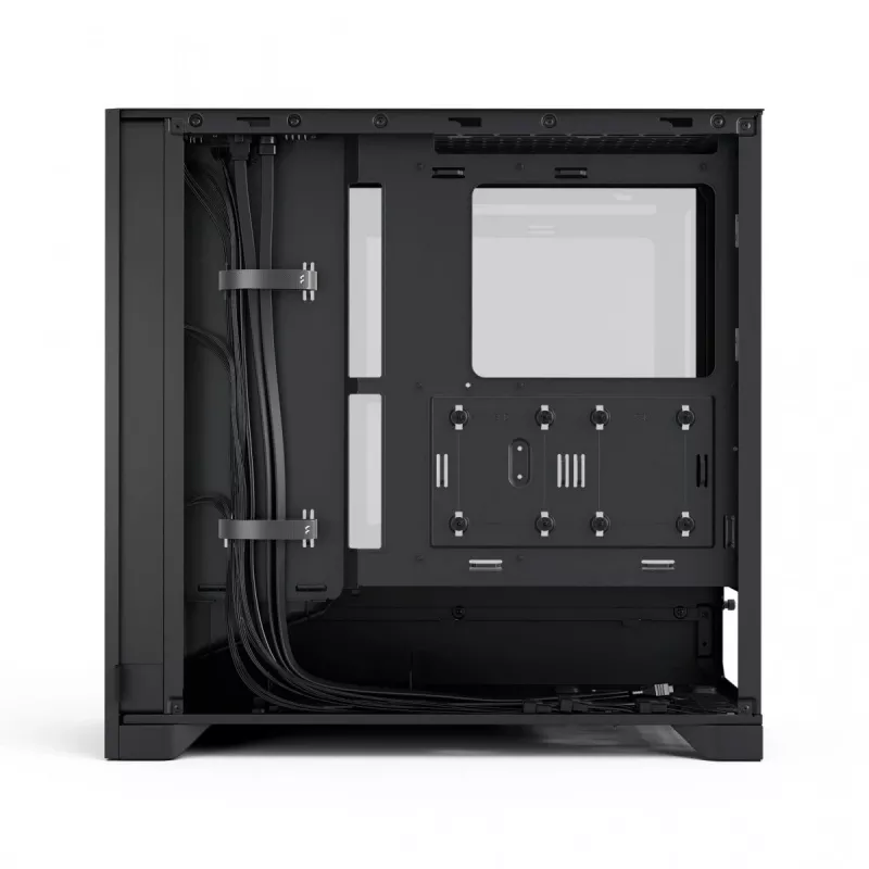 PC-Gehäuse Fractal Design Pop 2 Air Schwarz TG RGB Midi Tower – ATX/Micro-ATX/Mini-ITX, 3x120mm vorne, 1x120mm hinten, 2,5-Zoll- und 3,5-Zoll-Schächte