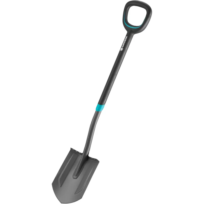 Gardena 17012-20 – Drainageschaufel – Stahl – Schwarz – D-förmig – monochrom