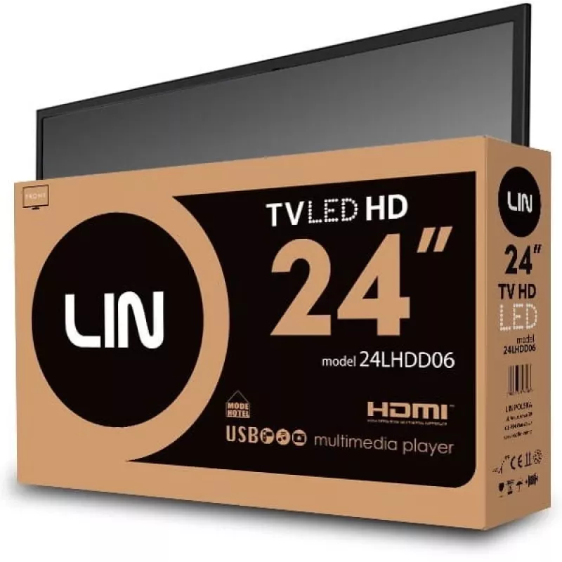 LIN 24LHDD06 HD Ready DVB-T2 Schwarz
