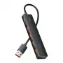USB 3.2 Gen 2 5-in-1 Multiport-Hub Vention CHOBB — 5 Ports (4× USB 3.2 Gen 2 Typ-A, 1× USB 3.2 Gen 1 Typ-A), 0,15 m, ABS, schwarz