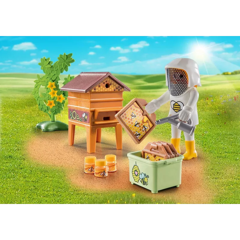 Playmobil Imker – Rollenspiel & kreatives Spiel für Kinder von 4 bis 10 Jahren – Fat Brain Toys
