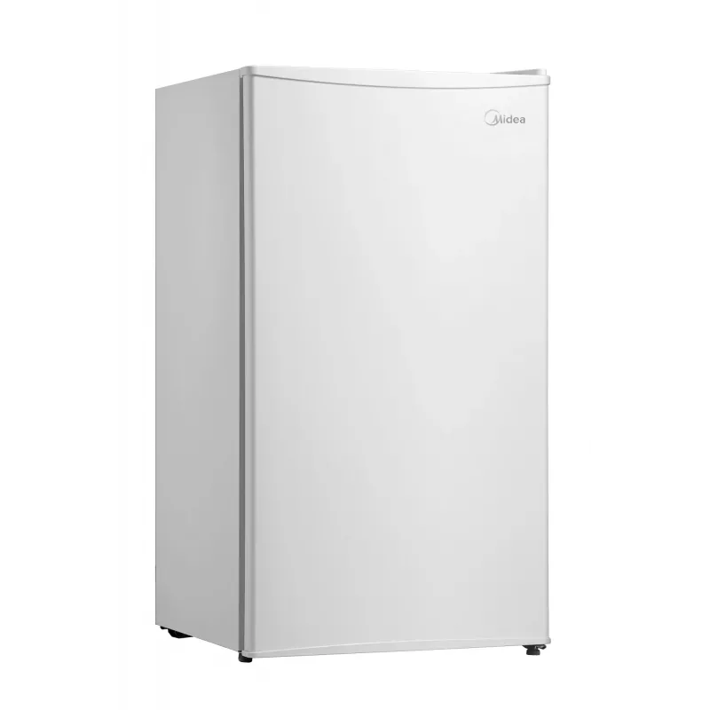 Midea Kühlschrank | MDRD142FGE01 | Energieeffizienzklasse E | Freistehend | Kühllager | Höhe 86 cm | Kühlfach Nutzinhalt 93 L | 41 dB | Weiß
