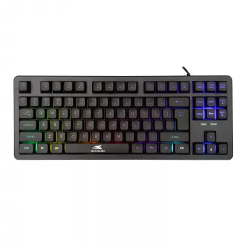 Kabelgebundene Baracuda Krill Schwarz Tastatur KRILL-B — kompaktes Layout, US-Layout