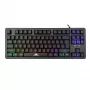 Kabelgebundene Baracuda Krill Schwarz Tastatur KRILL-B — kompaktes Layout, US-Layout