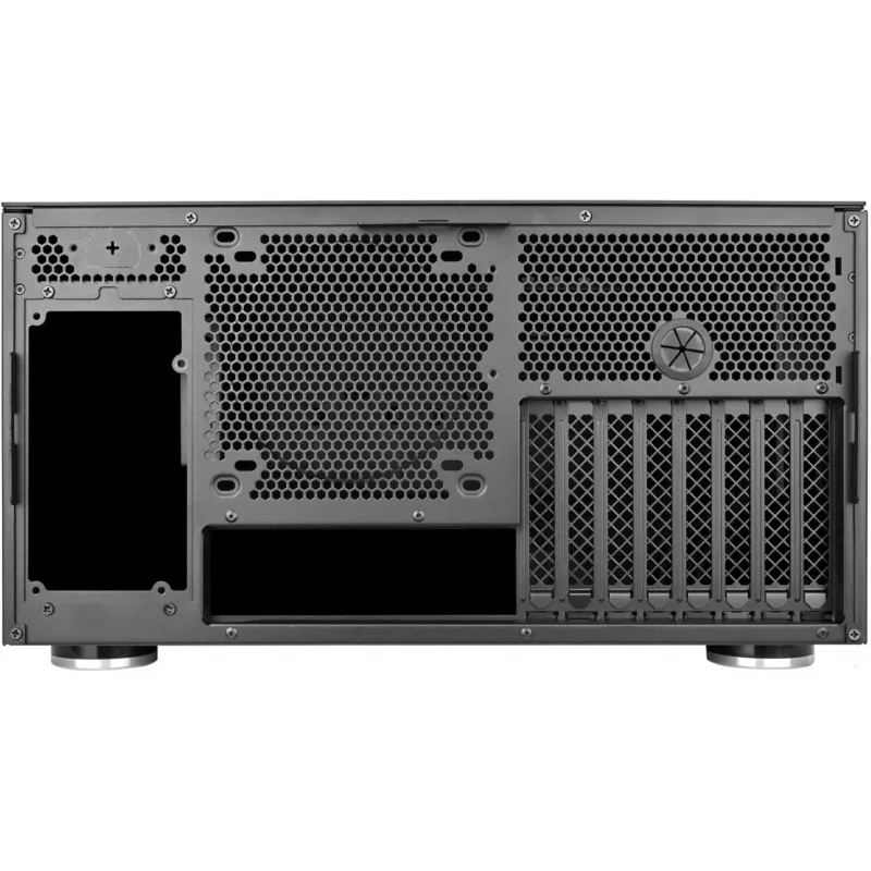 SilverStone Crown 04 PC-Gehäuse SST-CW04TB — HTPC-Formfaktor, SSI-EEB-Unterstützung, dunkelgrau