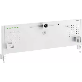 SpeaKa Professional SP-B25-02 Monitor+ Organizer Board Monitor-Desk Mount Weiß matt (SP-13660880)