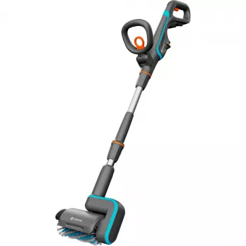 Akku-Mehrfachreiniger AquaBrush Patio 18V P4A solo, Hartbodenreiniger Grau/Türkis, ohne Akku und Ladegerät, POWER FOR ALL ALLIANCE