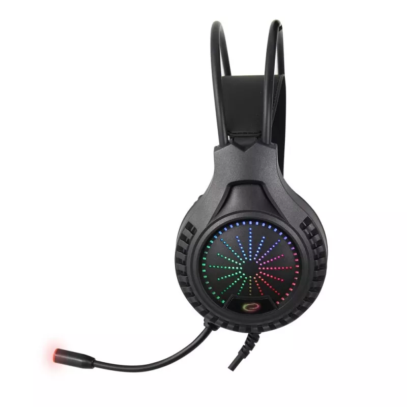 Kabelgebundene Gaming-Kopfhörer ESPERANZA EGH5000 — ohrumschließend, USB 2.0, 20–20.000 Hz, 32 Ω, 105 dB, 1,5 m Kabel, Schwanenhalsmikrofon