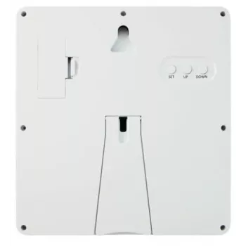 Digitaler Bilderrahmen TFA Geemarc Viso 5 mit Funkwecker, weiß
