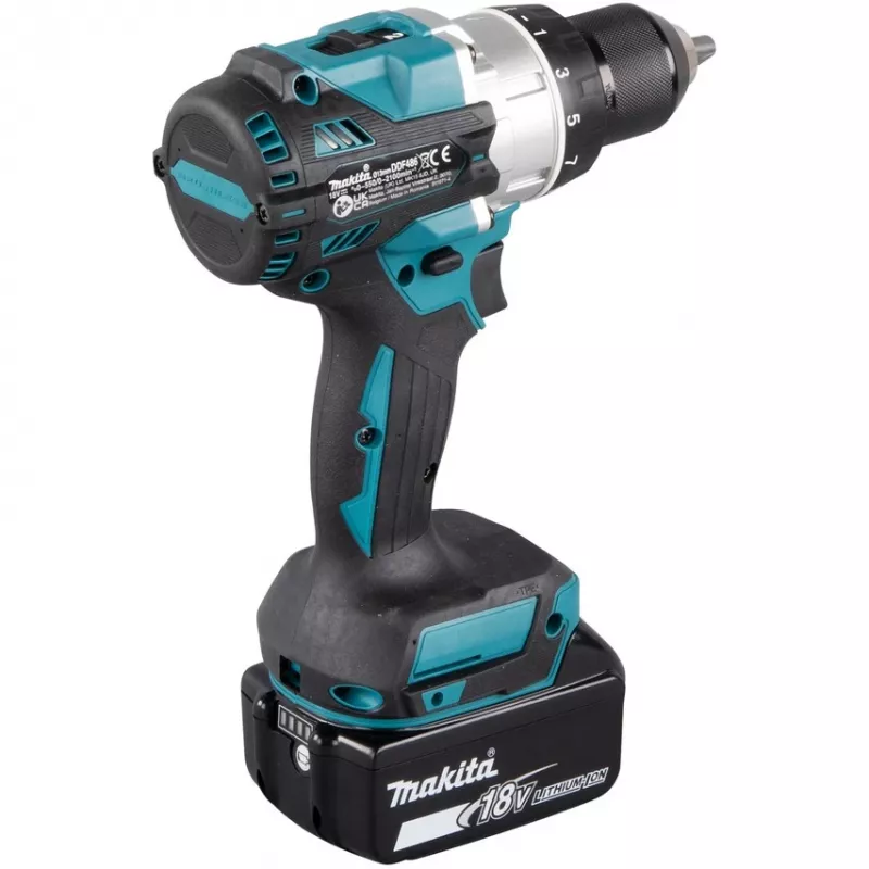 Makita DDF486RTJ Bohrmaschine 2100 U/min 2,6 kg Schwarz, Blau